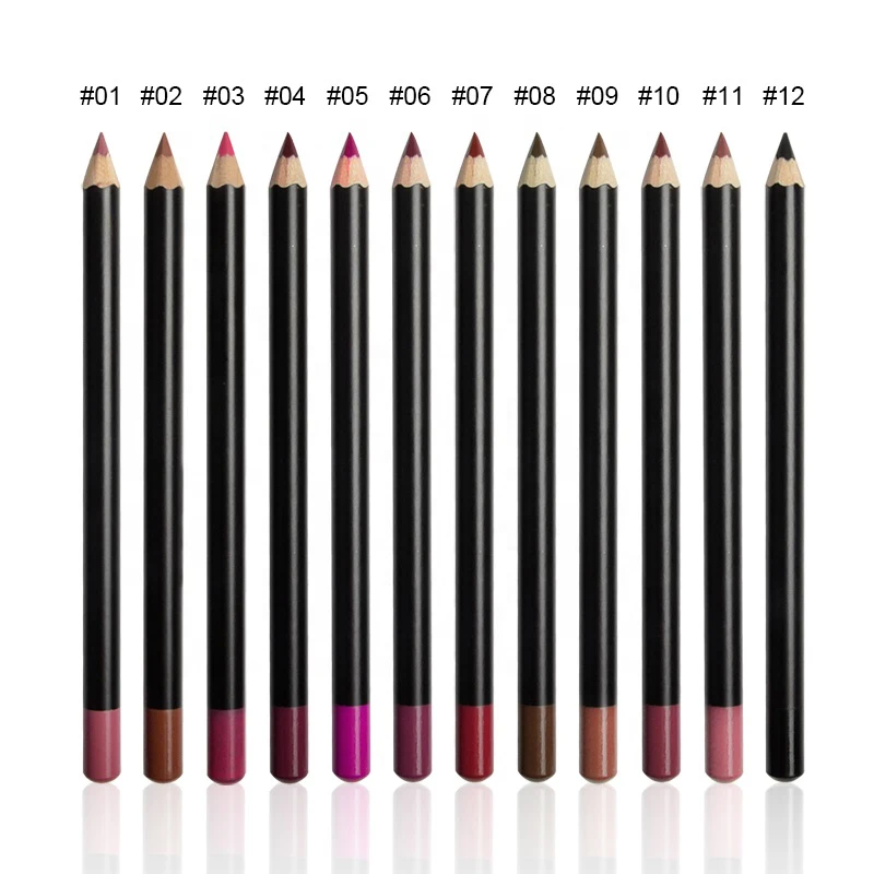 Bivanfe Matte Brown Lip Liner Pencil Waterproof Long Lasting Makeup Cosmetics Lipliner For Lips