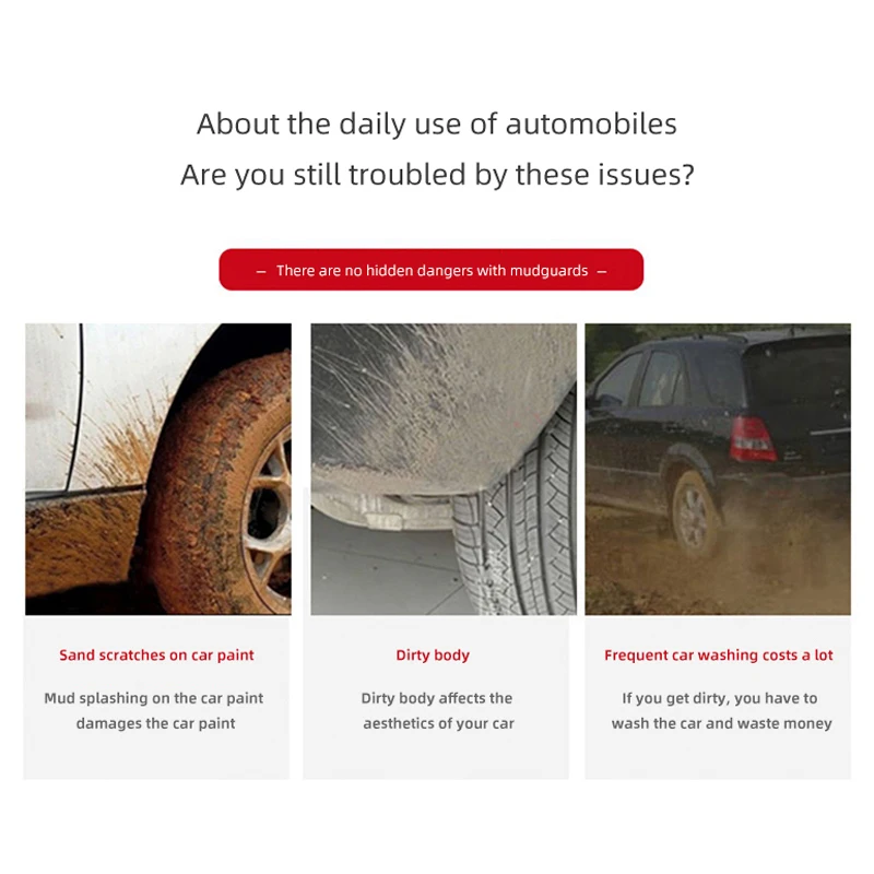 

For Hyundai Sonata DN8 2020 2021 2022 2023 Car Anti-scratch Mud Flaps Mudguards Splash Guard Front Rear Fender Car Accessories