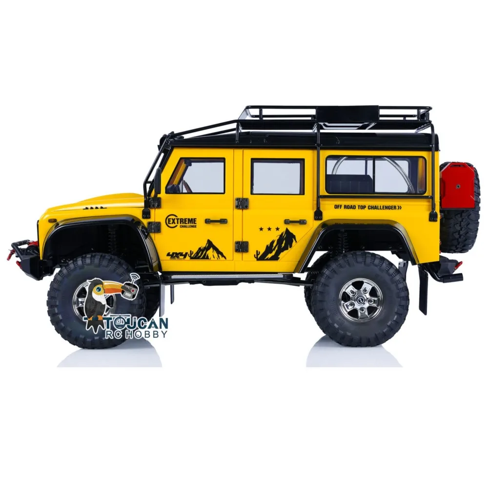 

1/10 RC Гусеничный автомобиль 4x4 Внедорожный альпинистский автомобиль P411 Огни Звук Курительная игрушка Модель Подарки