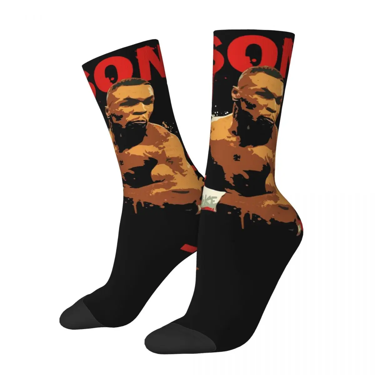 Mike Tyson Boxing Retro Boxing Men Women Socks,fashion Beautiful printing Suitable for all seasons Dressing Gifts