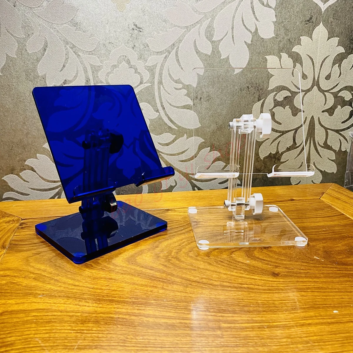 Acrylic support,  Exquisite Klein Blue mobile phone support flat support decorative frame