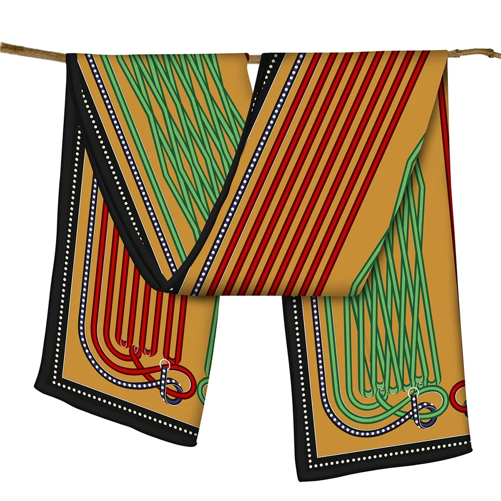 

Twill Scarf 150CM 40CM Long Shawls Woman Scarves for Neck Hair Accessories Bag Belt Decoration Lover Christmas Gift