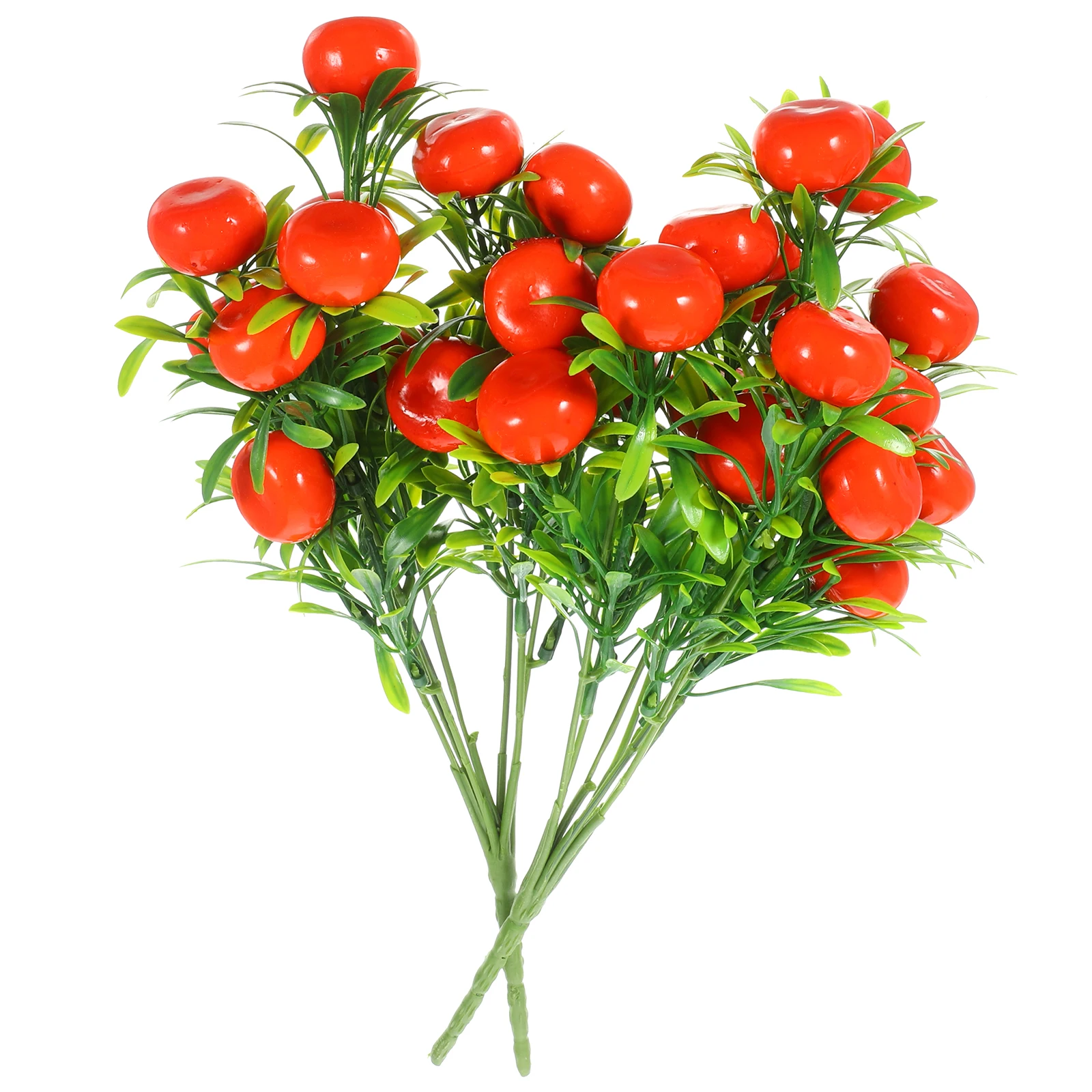 

2pcs Artificial Plants Office Fake Home Desk Faux Fruits Ornament Realistic Artificial Fruit Bouquet Nonfade Fruit