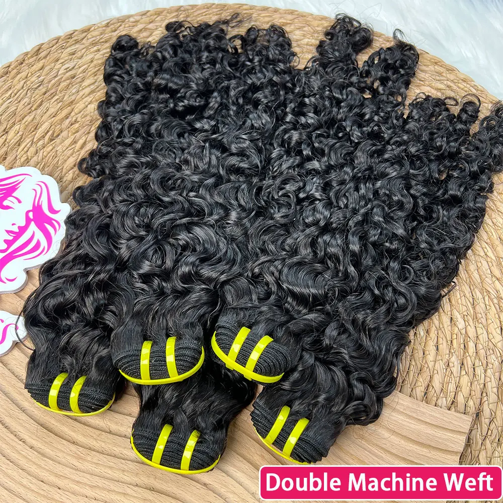 16A Burmese Curly Hair Bundles Virgin Hair Unprocessed Human Hair Extensions 1/3/4 Pcs Natural Black Burmese Pixie Curls