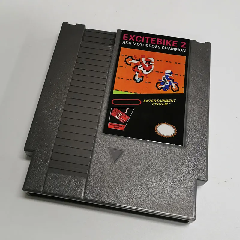 ExciteBike 2 NES para consola de juegos PAL y USA versión Famicom, cartucho de juego Vidoe de 8 bits y 72 pines