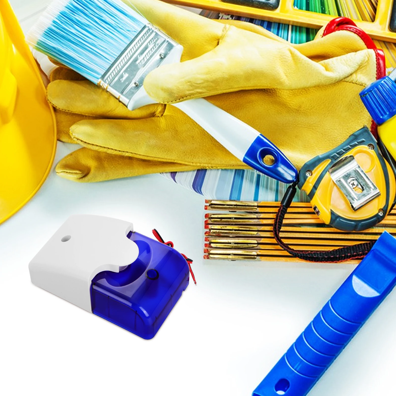 Sound Light Security Siren 12V Wired Waterproof Alarm Horn Speaker Theft Prevention Adjustable Volume Home Shop Warehouse