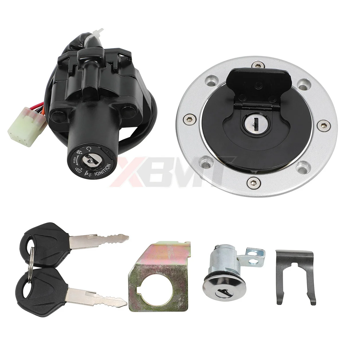 Motorcycle Ignition Switch Seat Lock Key Fuel Gas Cap Set For Suzuki GSXR1300 GSX1300R GSX 1300 R Hayabusa 1999-2007