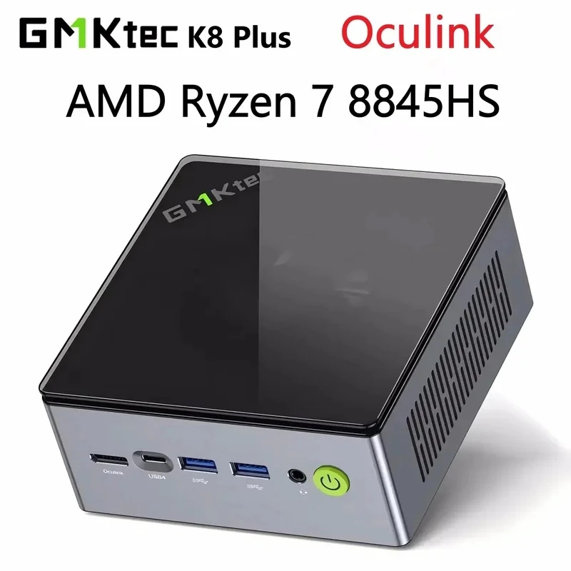 GMKtec K8 Plus AMD Ryzen 7 8845HS MINI PC Support Oculink WIFI6 BT5.2 Wins11Pro DDR5 5600Mhz PCIe SSD Desktop Gamer Computer