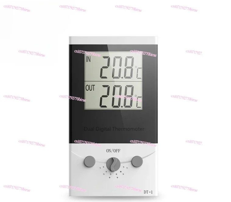 

DT-1 Thermometer, Refrigerator Fish Tank Pet Household Electronic Outdoor Dual-channel Temperature Measurement
