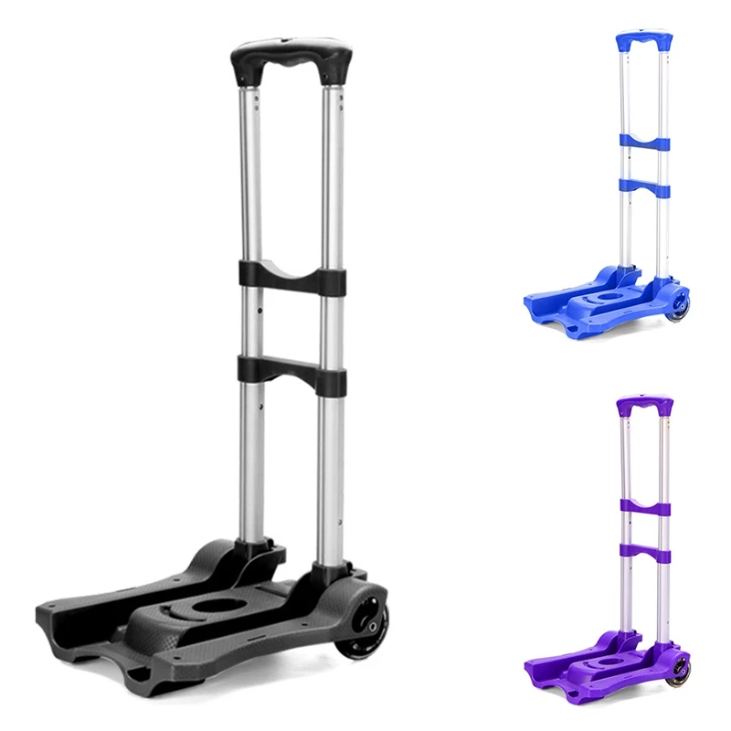 

Hot-A39R-Small Foldable Trolley, Foldable Luggage Trolley, Lightweights Portable Trolley For Mobile Airport Travel Use