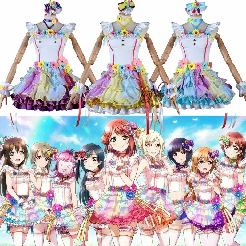 

Love Live Nijigasaki Love U My Friends Nakasu Kasumi Osaka Shizuku Mifune Shioriko Uehara Ayumu Anime Lovelive Cosplay Costumes
