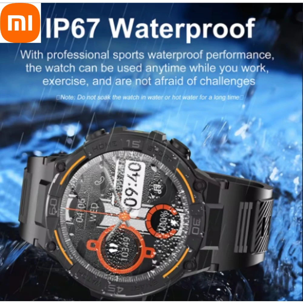 

Xiaomi модные спортивные умные часы для мужчин 360*360 HD экран фонарик мониторинг здоровья водонепроницаемые умные часы с пульсометром BT Call