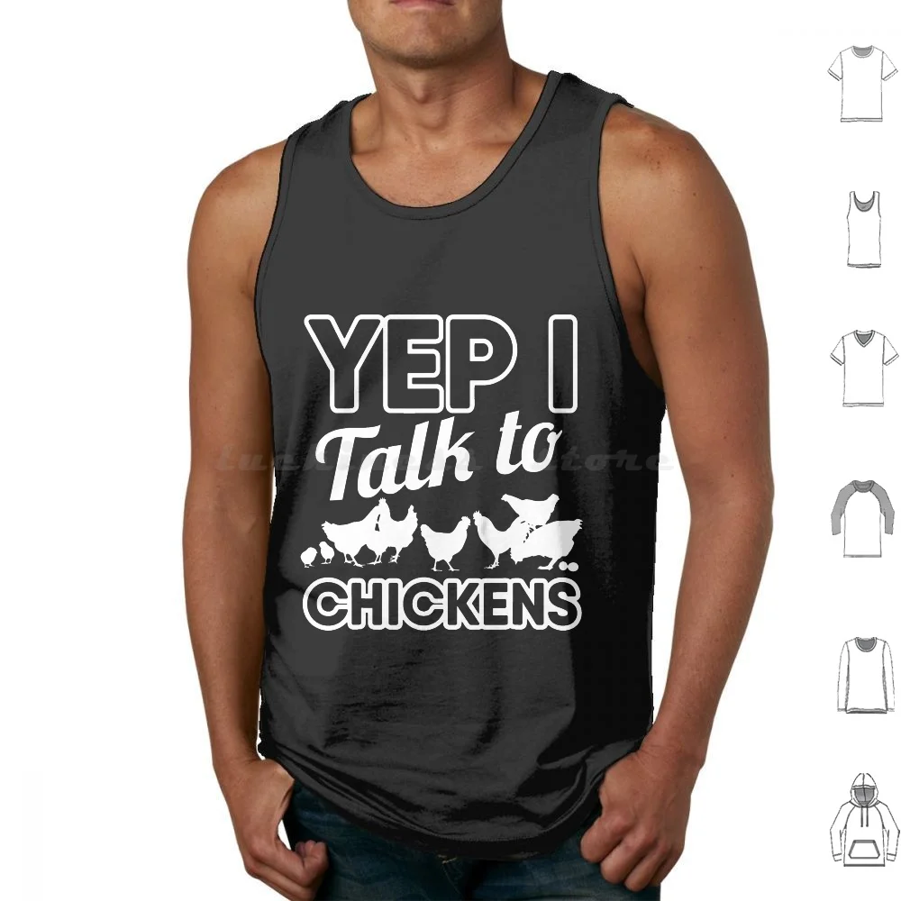 

Yep I Talk To Chickens Майки Жилет без рукавов Yep I Talk To Chickens Chickens I Talk To Chickens Yep I Talk To Chickens
