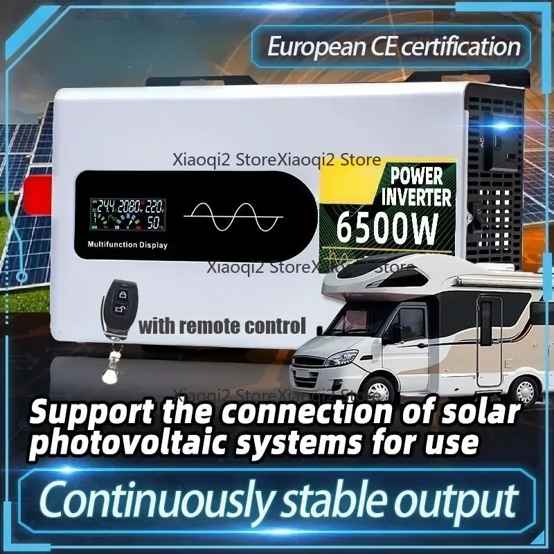 Inversor 12v 24v 48v 72v Para A Ac 110v 220v Onda Senoidal Pura 3000w 5000w Inversor de onda sinusoidal pura bancos de energía Inversor Solar
