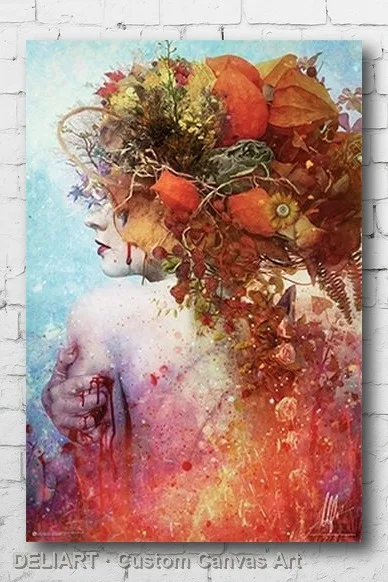 

COMPASSION - MODERN ART Canvas Poster Custom Size Available Room Decoration Home Decor Wall