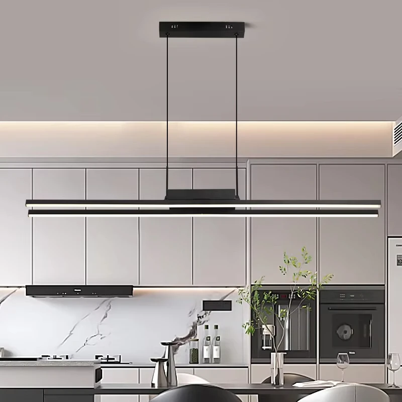 الشمال قلادة ضوء مزدوجة لومينز الثريا LED مصباح معلق لغرفة الطعام غرفة نوم غرفة المعيشة إضاءة ديكور المنزل