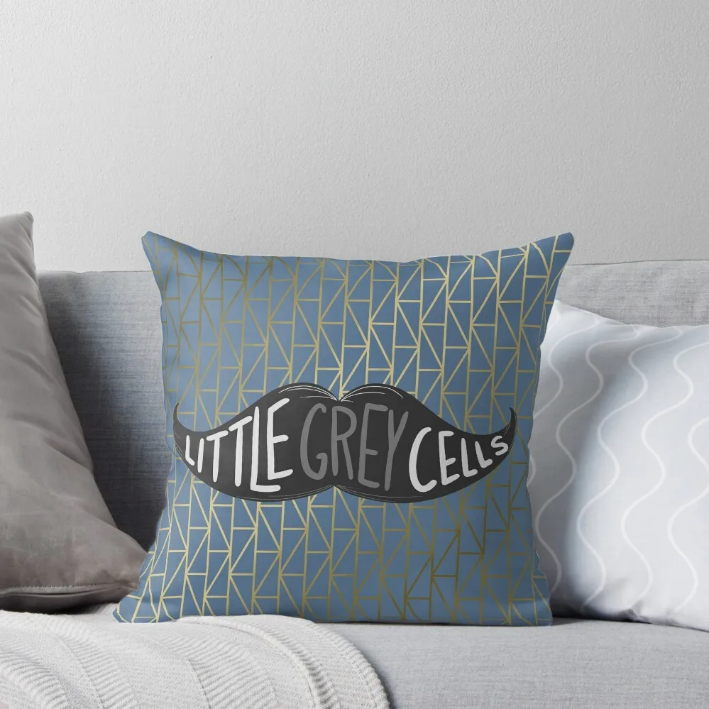 

Poirot Mustache Throw Pillow Sofa Pillow Cover anime girl Pillow Cases Decorative Decorative case