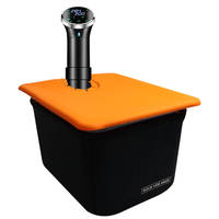 11L Sous Vide Water Bath Container with Foldable Silicone Lid, Universal for All Immersion Circulators, Leakproof Durable Large