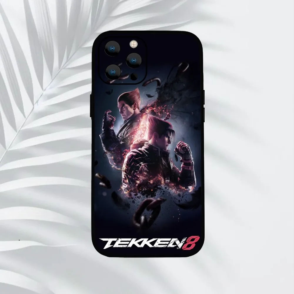 Custodia per telefono Game T-Tekken 8 per iPhone Mini 11 12 13 14 15 Pro XS Max X Plus SE XR Shell