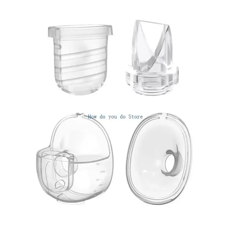 19QF 1 Set Breast Replacement Parts Including 27mm/24mm Flange for S32/S39 Models Ensuring Quick Milk Collection