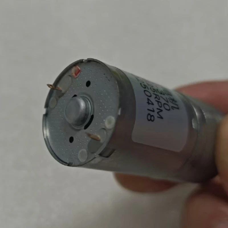 JGA25-370 Miniature DC Geared Motor 6V~12V 12RPM~1931RPM Miniature DC Speed Regulation High Torque Motor Low Speed Small Motor