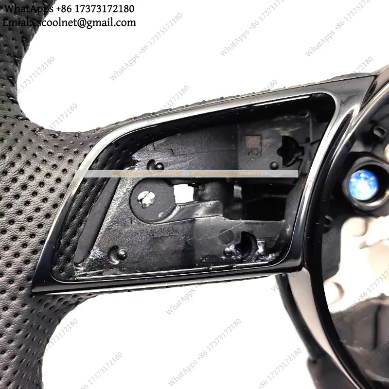 k06 Fully Perforated Leather Steering Wheel for Audi A3 8V A4 B9 A5 RS3 RS4 RS5 S3 S4 S5