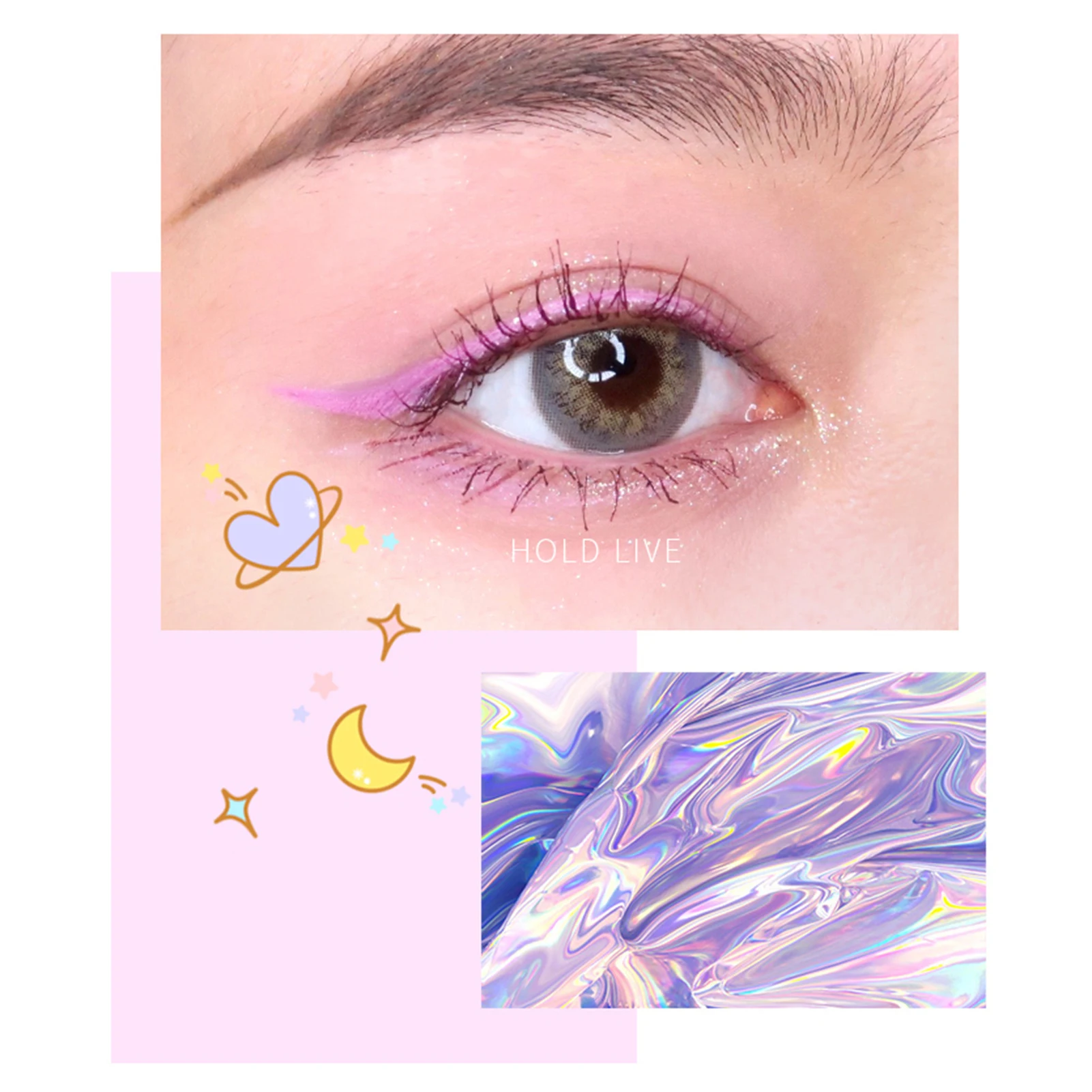 HOLD LIVE 0.1g カラー 超極細 ゲルペン 流暢 防水 長持ち 落ちにくい 自然