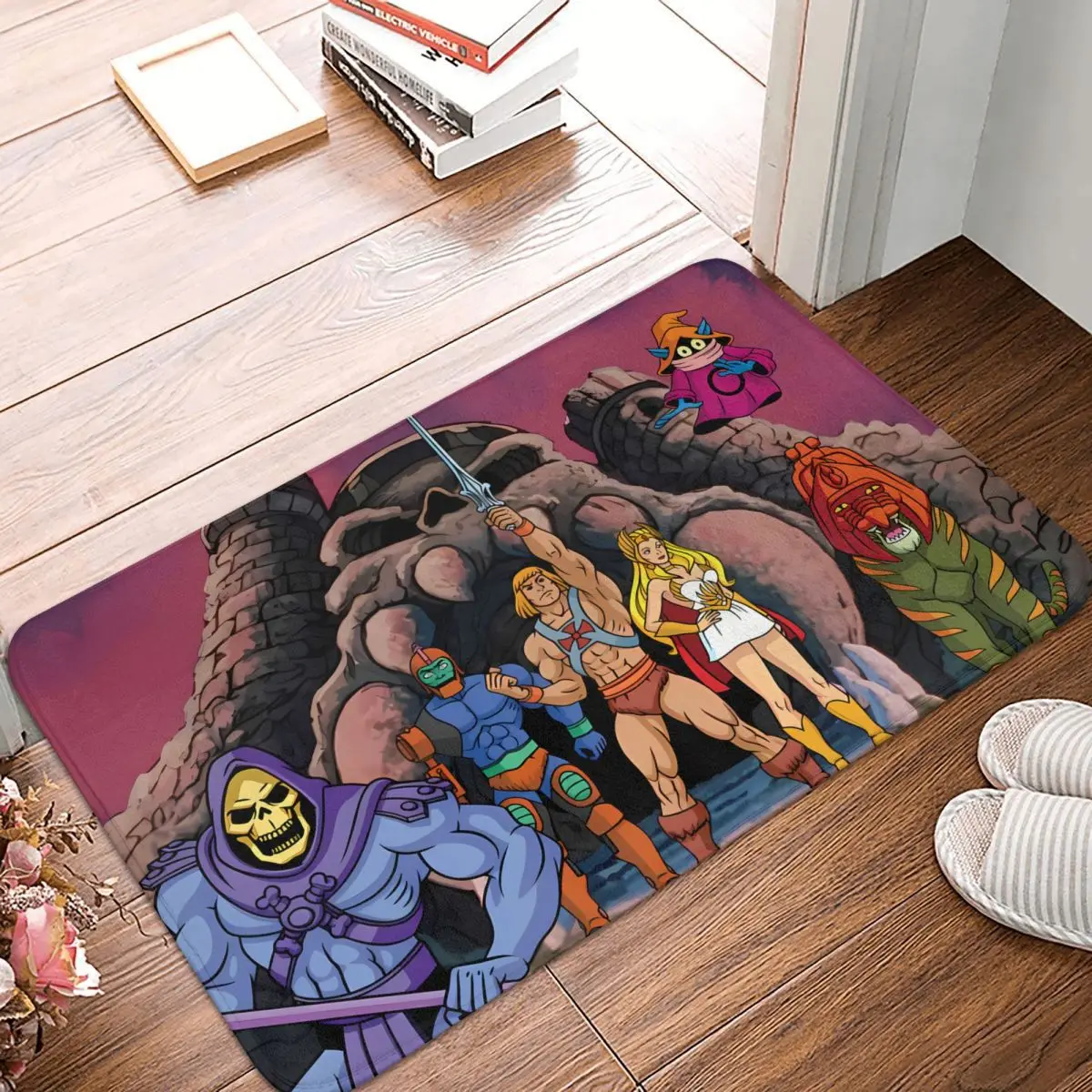 He Man Masters Of The Universe Non-slip Doormat Cartoon World Bath Kitchen Mat Outdoor Carpet Home Pattern Decor