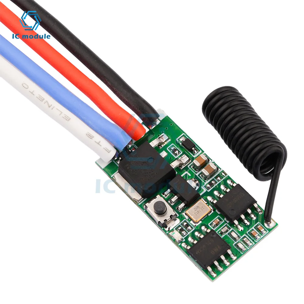 DC3.7V-24V 5A Wireless Remote Control Dc Motor Speed Controller Led Light PWM Speed Regulation Dimming Module