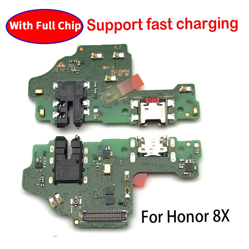 New For Huawei Honor 8X Micro USB Charging Connector Port  Flex Cable Replacement Module Board