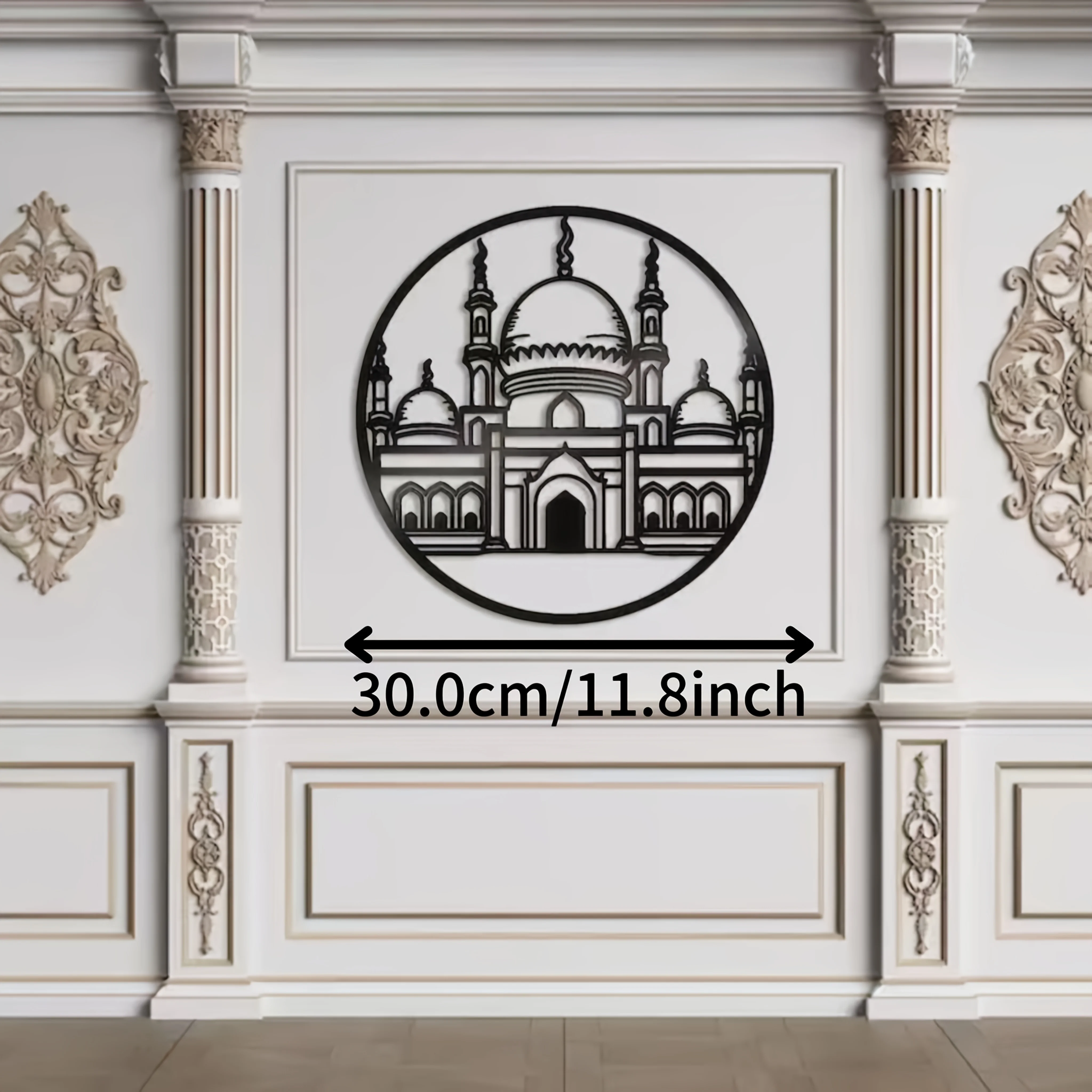 CIFBUY イスラム風金属製壁飾り、防水・耐久性に優れ、リ - Lighting Metal Wall Decor のレビューと価格
