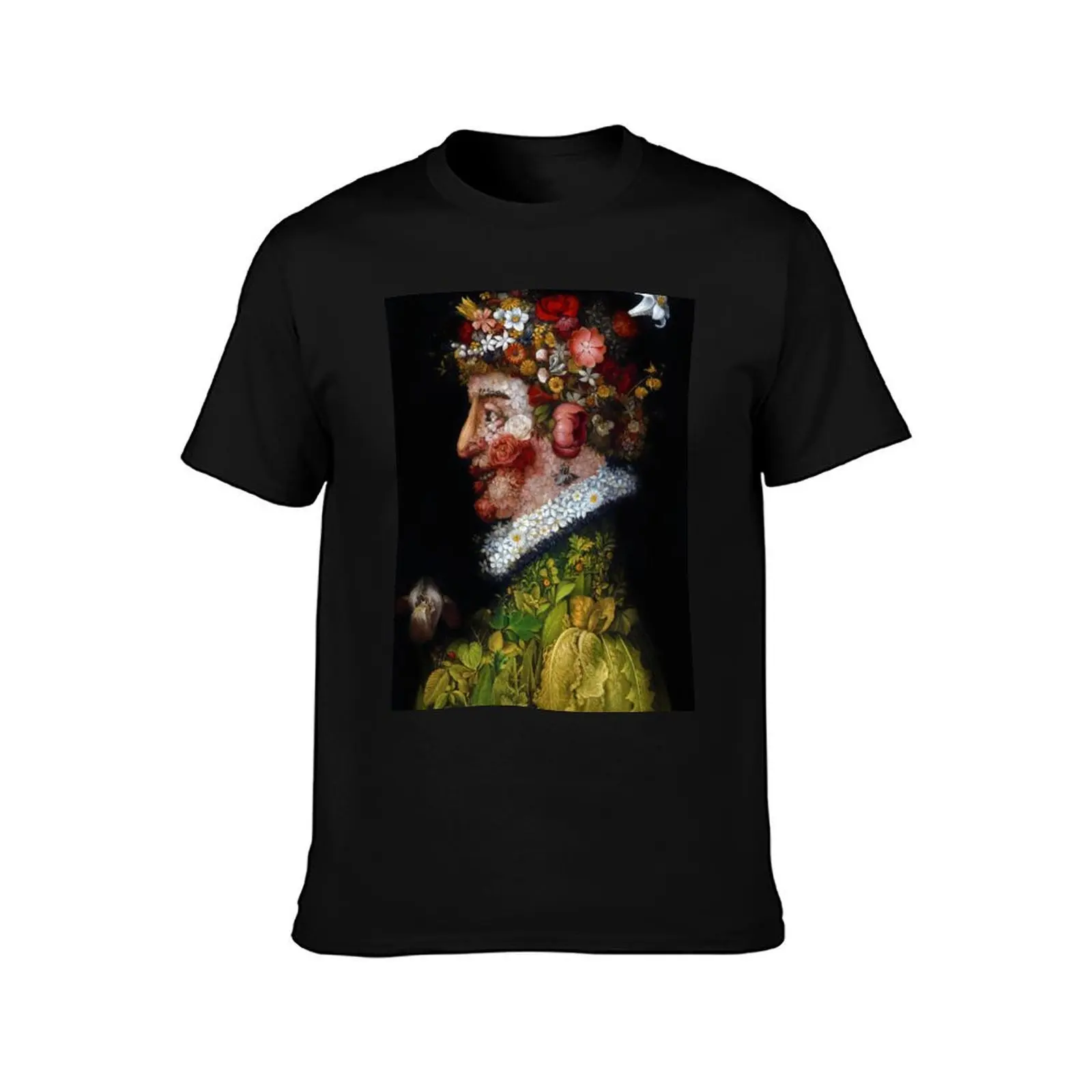 Giuseppe Arcimboldo Four seasons - Spring T-Shirt summer top anime clothes mens champion t shirts