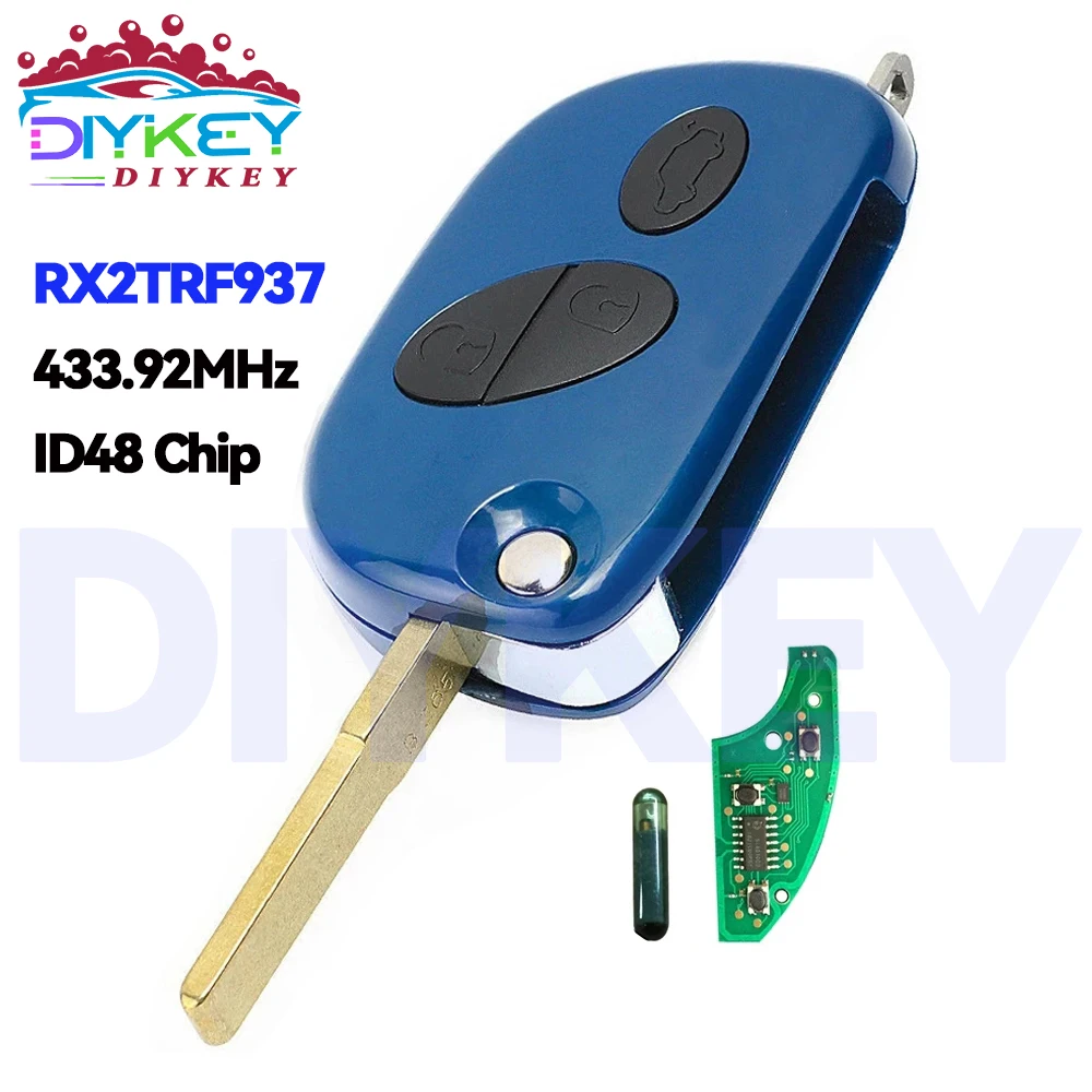 

DIYKEY FCC ID: RX2TRF937 ASK 433 МГц чип ID48 для Maserati GranTurismo Quattroporte GranCab 2005-2017 смарт-ключ пульт дистанционного управления