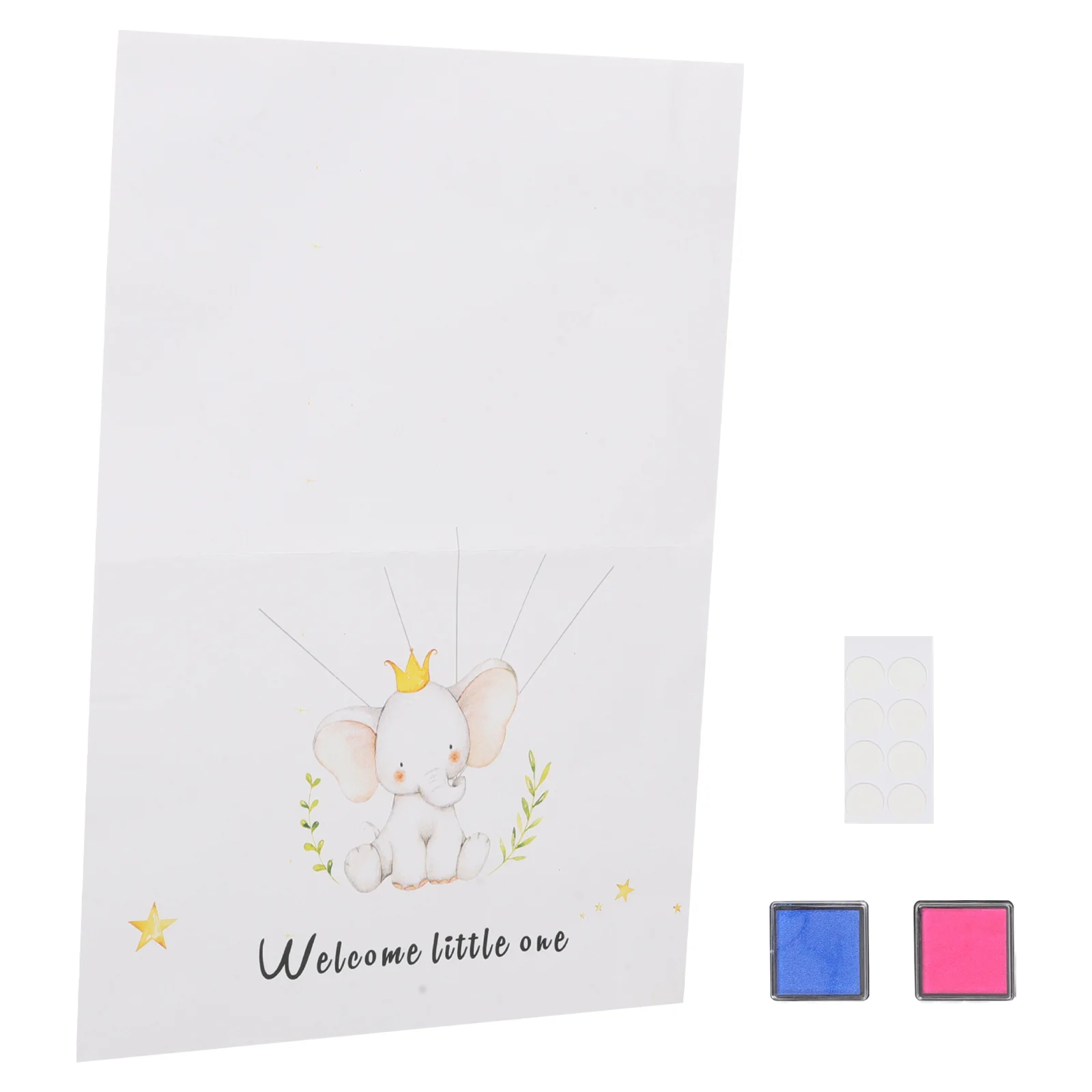 Revealing The Secret of Guestbook Table Decorations Gender Favors Baby Shower Sign Fingerprint Party Theme idea Coated Paper