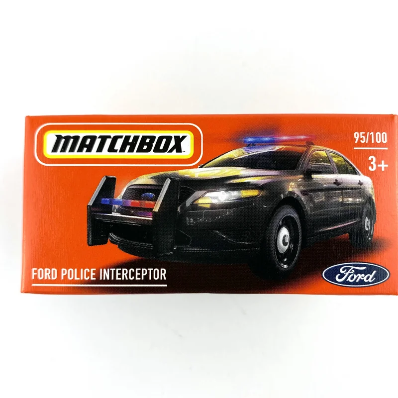 2023 Matchbox Cars FORD POLICE INTERCEPTOR  1/64 Metal Die-cast Collection Model Toy Vehicles