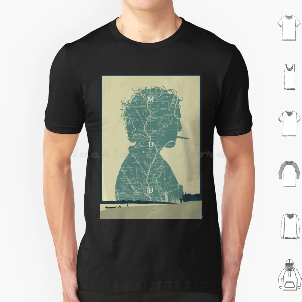 Mud-Matthew Mcconaughey Movie Artwork T Shirt Cotton Men Women DIY Print Mud Matthew Mcconaughey Movie Artowrk Film Fantasy