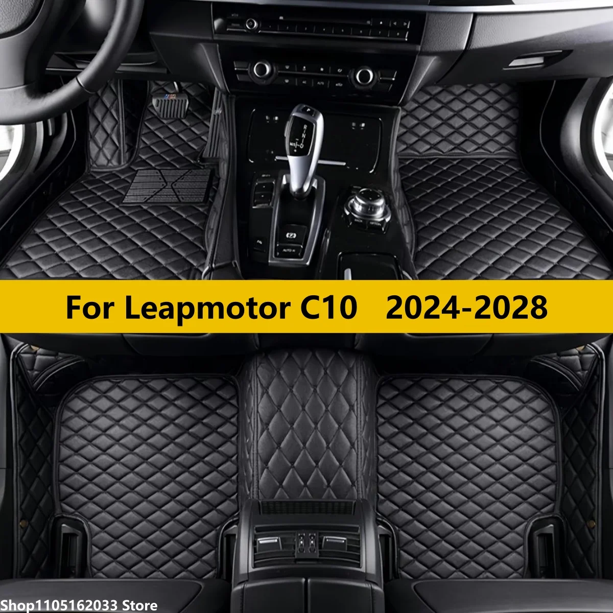 

Custom Car Floor Mats For Leapmotor C10 2024 2025 2026 2027 2028 Auto Accessories Leather Matts Foot Carpet Pads Full Set