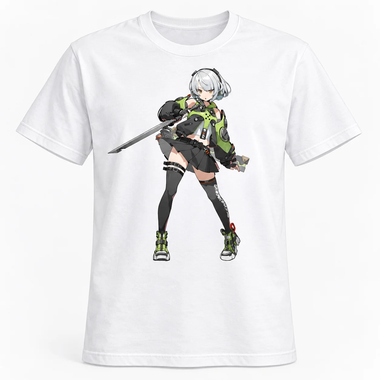 Zenless Zone Zero Andy Character 100% Cotton TShirt, Unisex Casual Streetwear Pullover Sweatshirt