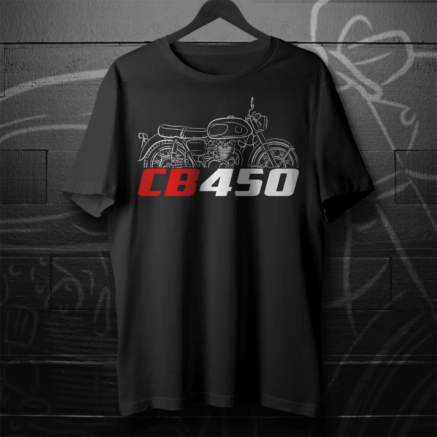 

CB450 - Motorcycle T-Shirt for Riders