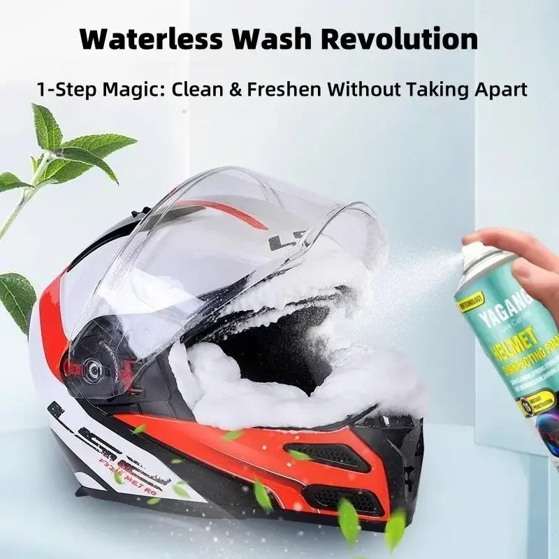 

1Pcs Motorbike Foam Cleaner Shoes Socks Knee Pads Riding Clothing Deodorant Motorcycle Helmet Deodorant Helmet Cleaner