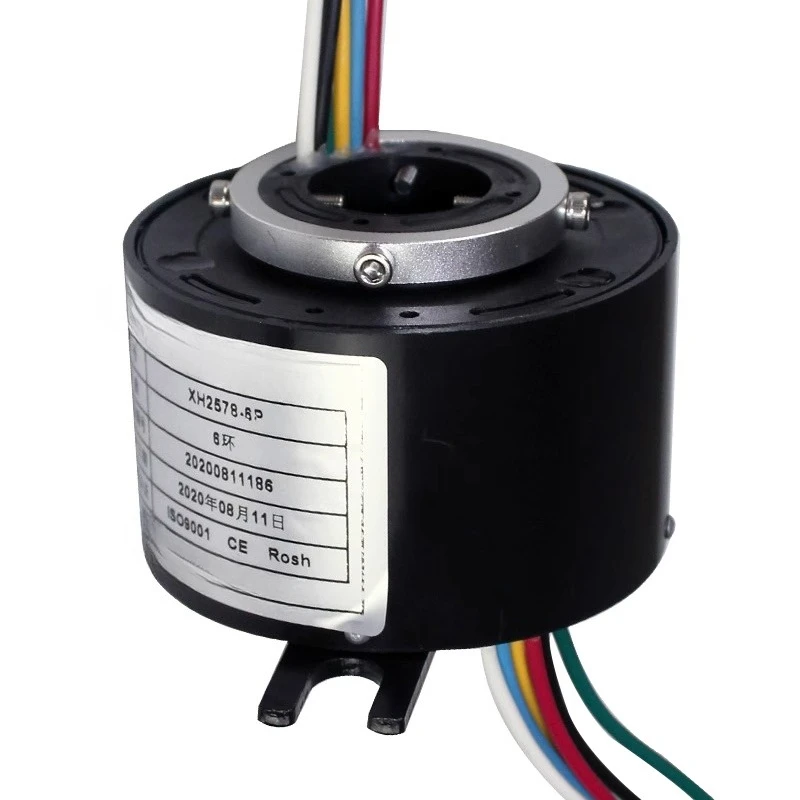 

Slip ring rotary joint, standard XH2578 conductive slip ring rotary 2~ 24 high quality rotary collector ring