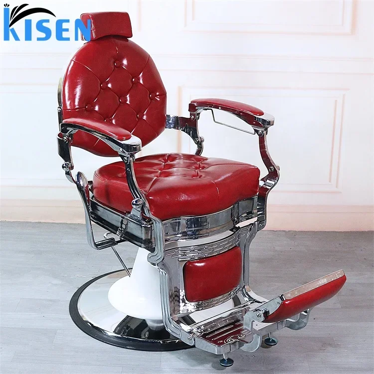 New Professional Salon Stylist Recliner Hair Cutting Chair Lifting Swivel Barber Shop Stool Anti Fatigue Berber Supplies For Men