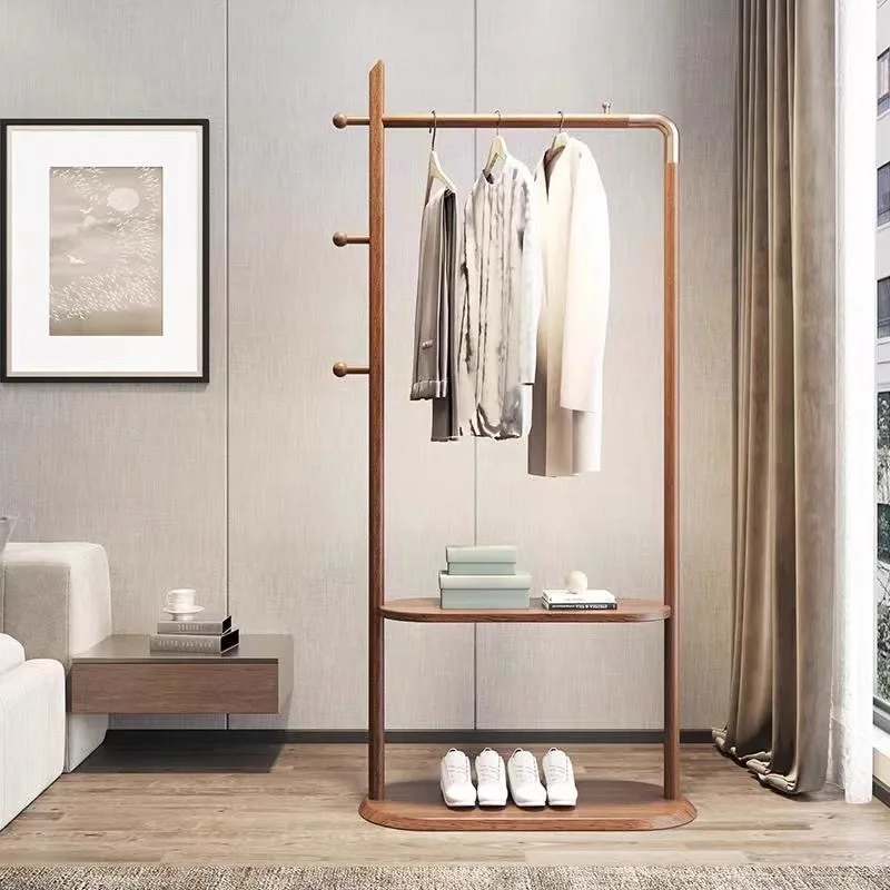 

Compact Versatile Customizable New Chinese Bedroom Coat Rack