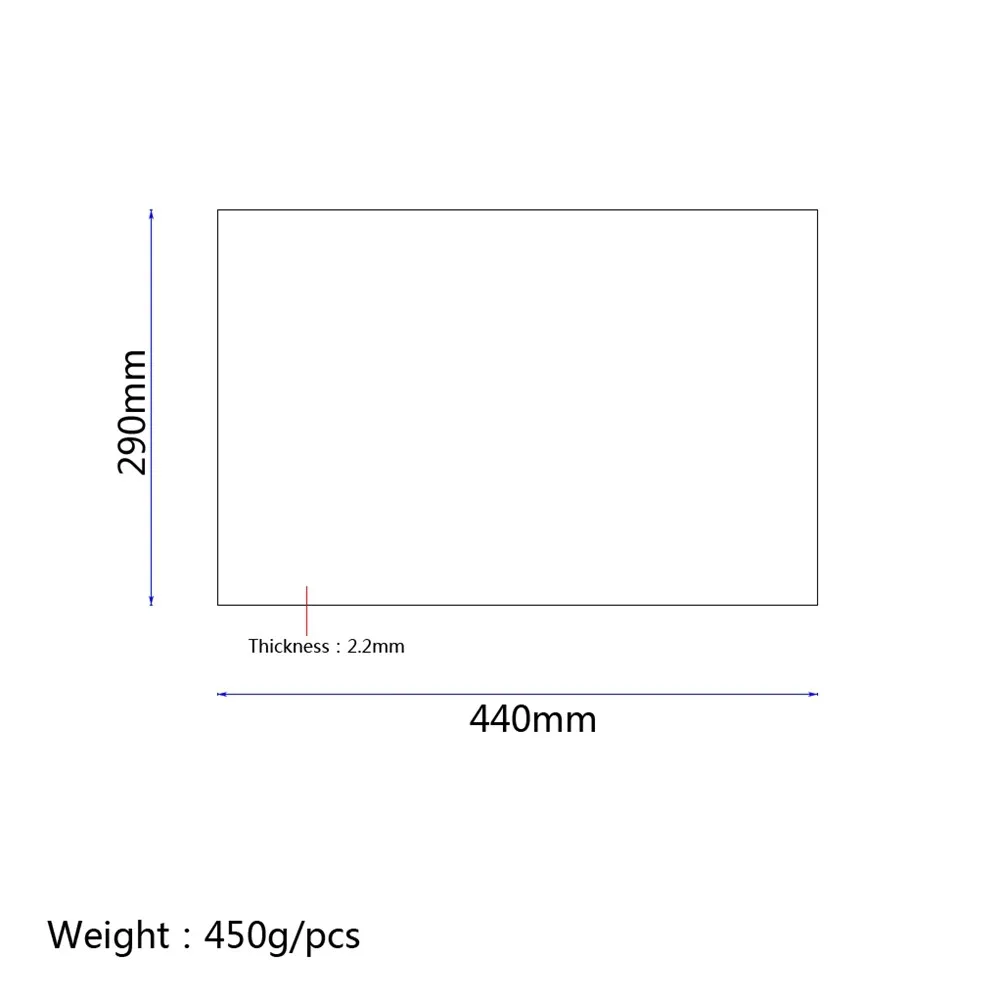 

44x29cm Green Acrylic PVC Pickguard Sheet Material for Acoustic Guitar DIY Scratch Plate Protection Blank 1-Ply Wear