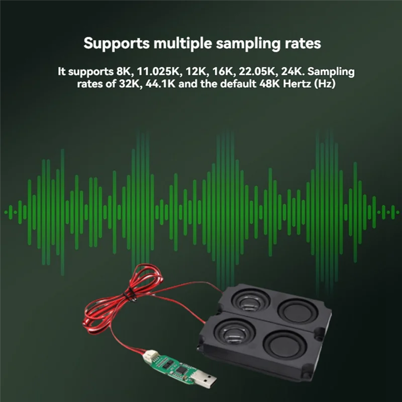 وحدة صوت B67C USB إلى الصوت + مكبر صوت بدون توصيل وتشغيل للتشغيل والتسجيل لـ Raspberry Pi لـ Jetson Nano #2