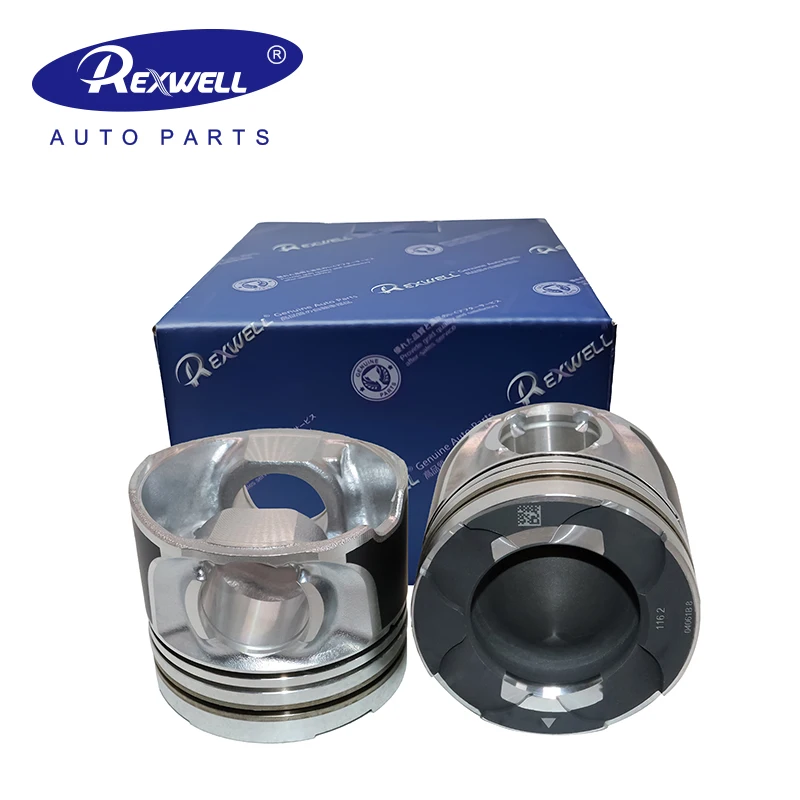 New REXWELL Aluminum Engine Piston Set 1110D114 for Mitsubishi L200 Triton Pajero Sport 4N15 2.4T Diesel Engine Service Parts