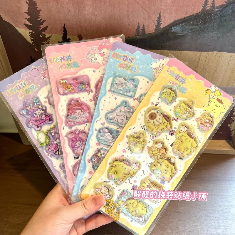 

Kuromi Sticker Cute Cartoon Creativity 3D Relief Sticker New Fashion Exquisite Personality Sticker Gifts