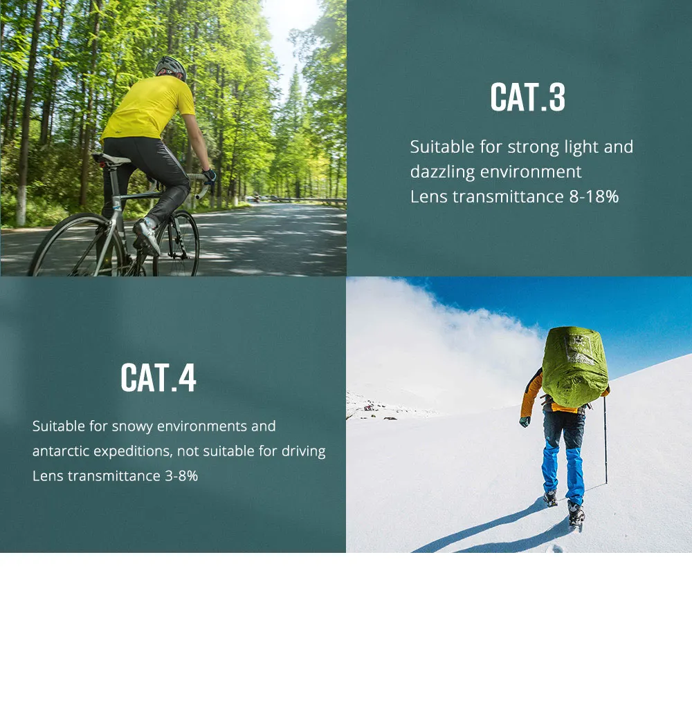 KDEAM Hohe-Ende Radfahren Gläser Ultra Licht TR90 Material Photochrome/Polarisierte Sonnenbrille Männer Einstellbare Tempel Länge – Detail 14