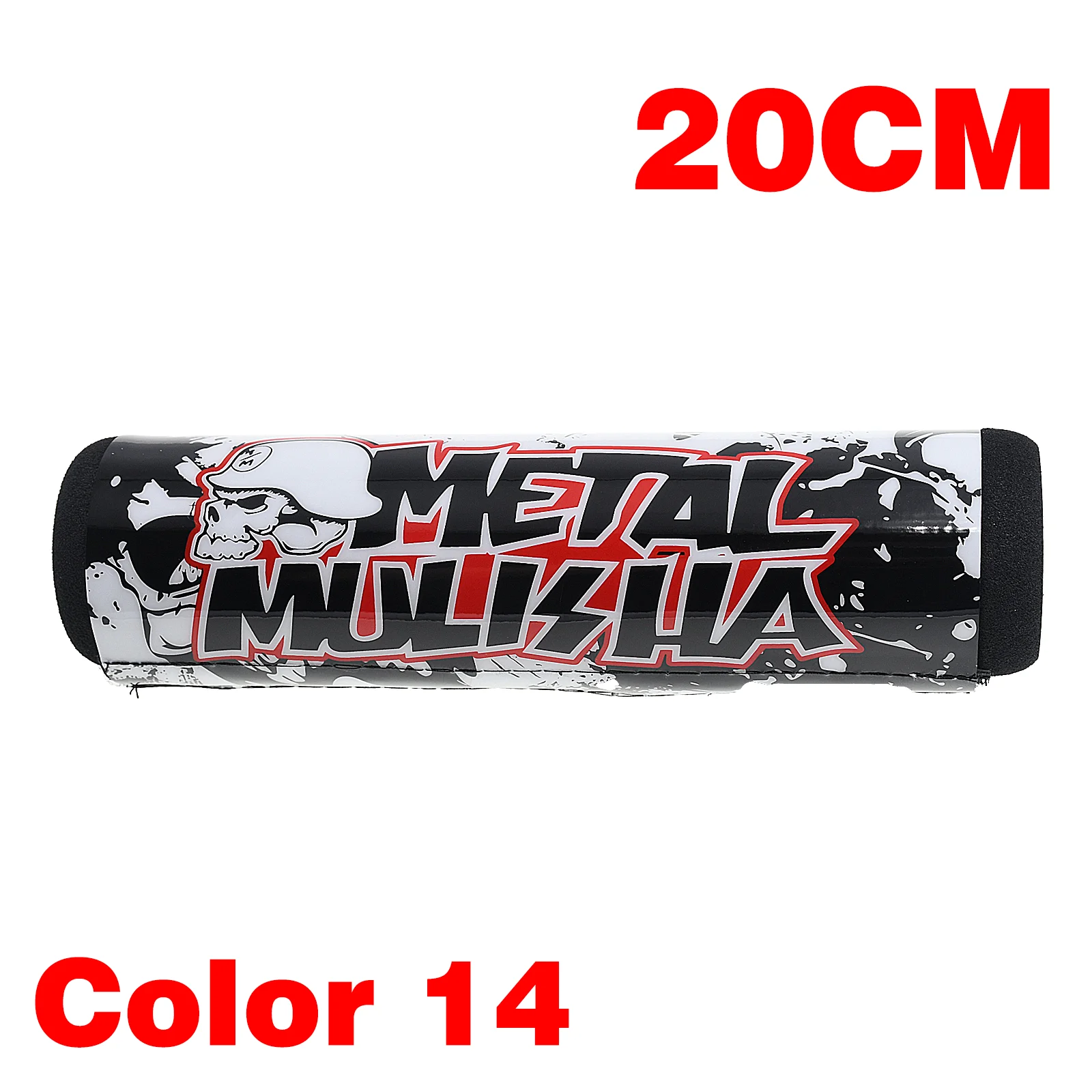 オートバイの丸型ハンドルバーパッド,クロスバー,チェストプロテクション,ATV,クワッド,ピットバイク,改造部品,アクセサリー,20〜25cm