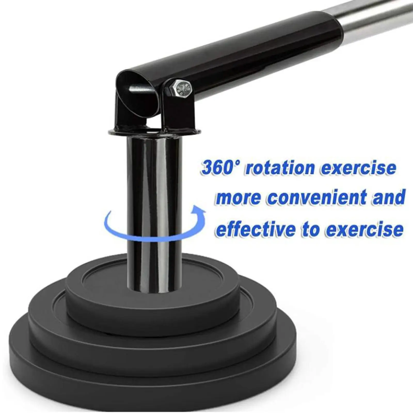 360° Rotation Landmine Attachment Intense Barbell Workouts Easy To Install Fix Pillar